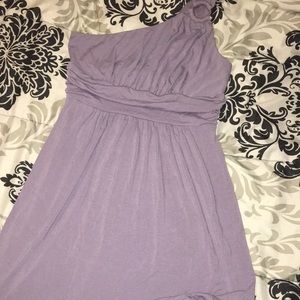 One shoulder dress
